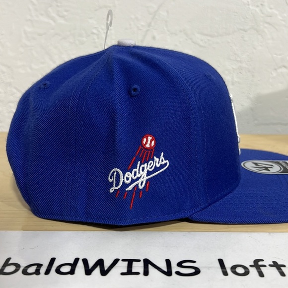 MLB Los Angeles Dodgers ‘47 Captain SnapBack Royal Blue Hat - Picture 4 of 5